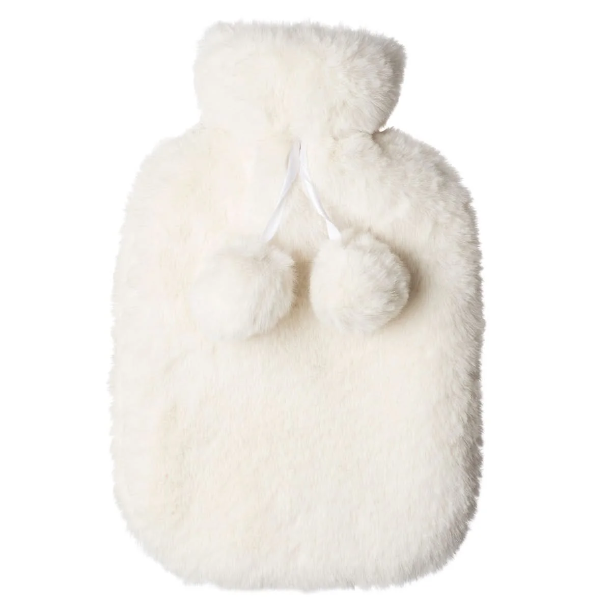 BOUILLOTTE POMPONS FAUSSE FOURRURE - Image 3