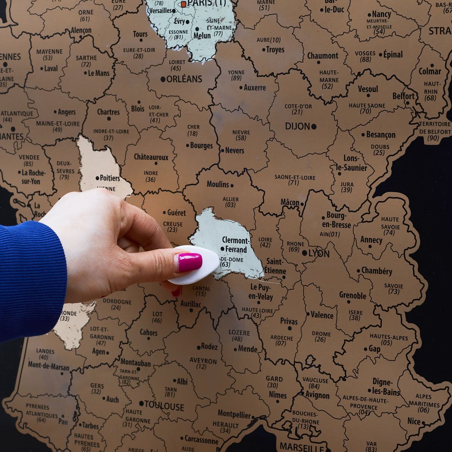 CARTE DE FRANCE À GRATTER - Image 4