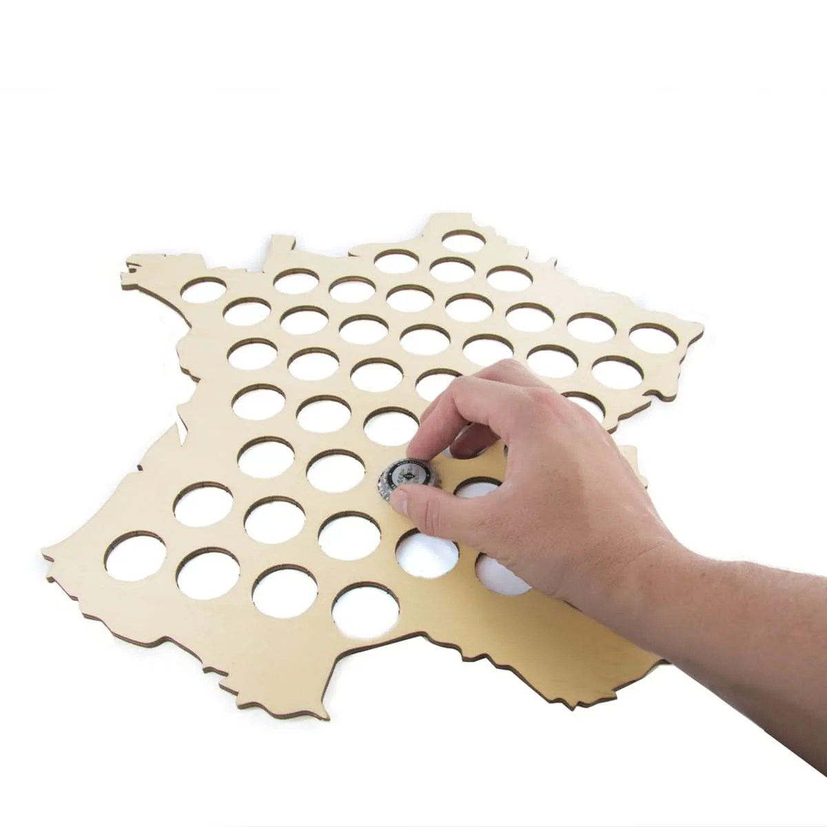 CARTE DE FRANCE CAPSULES DE BIERE - Image 4