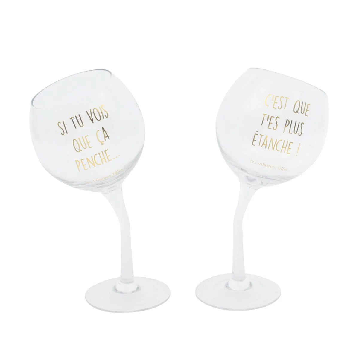 COFFRET 2 VERRES PENCHES DORES - Image 4