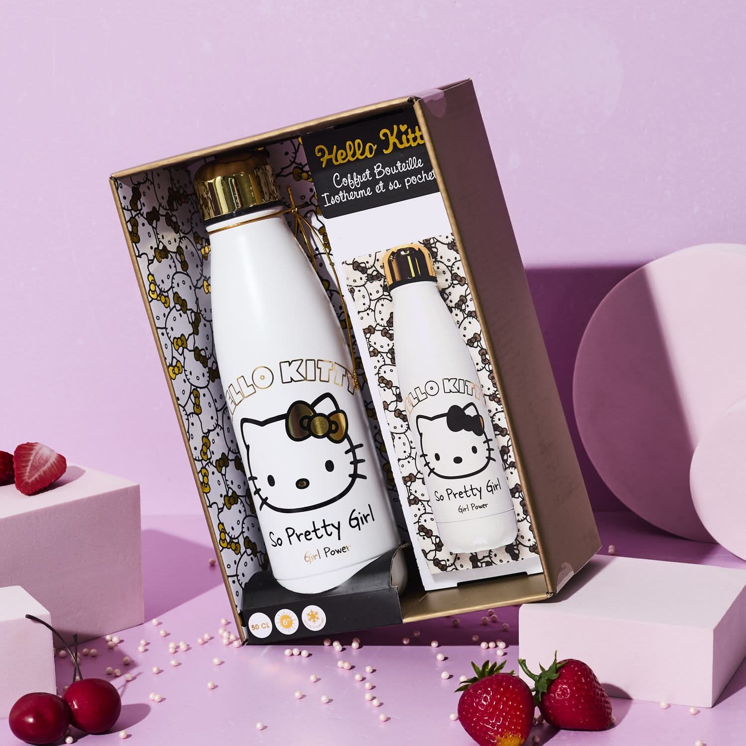 COFFRET BOUTEILLE ISOTHERME HELLO KITTY - Image 3
