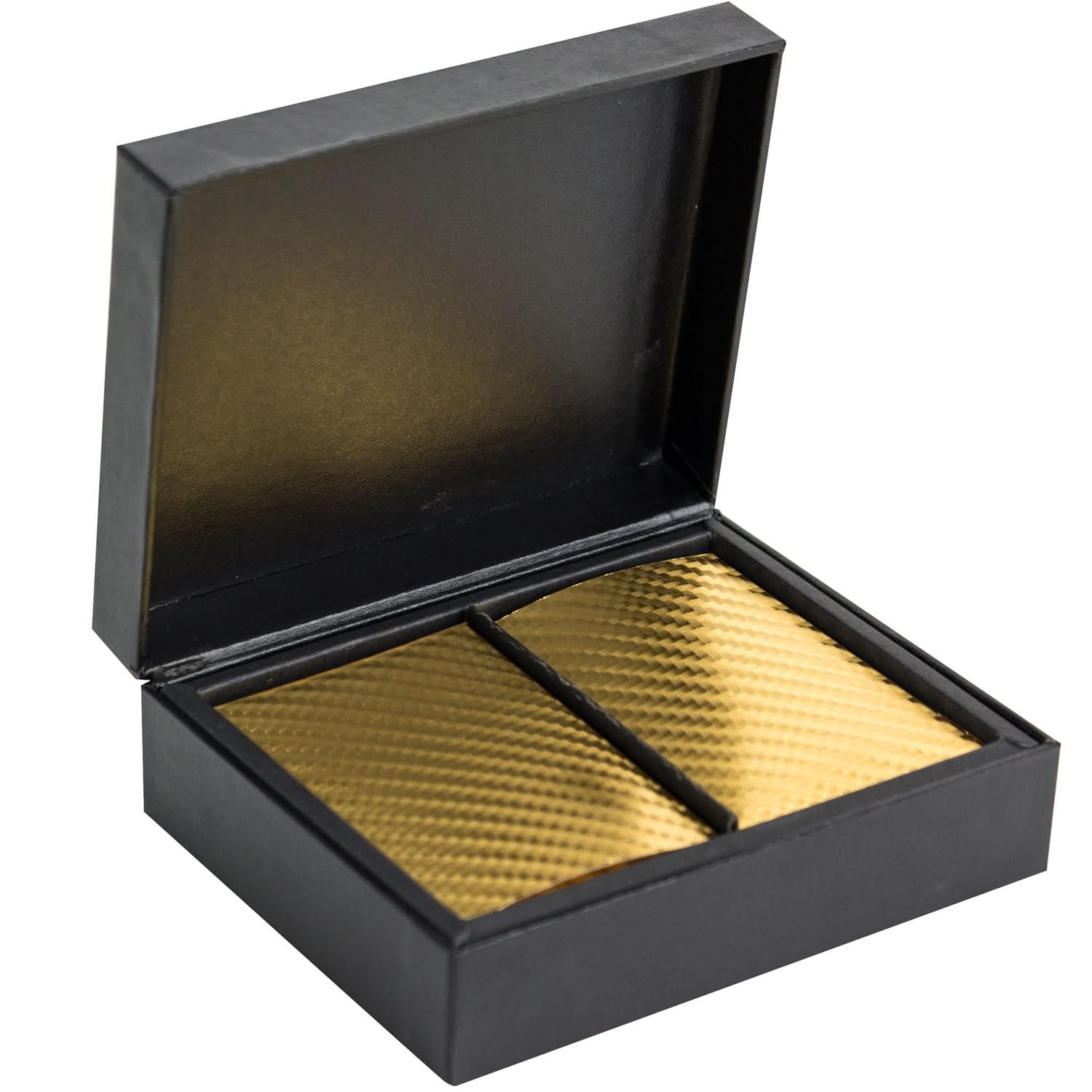 COFFRET DE 2 JEUX DE CARTES DOREES - Image 4