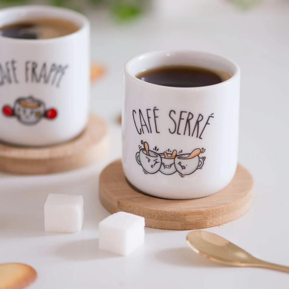 COFFRET DE 4 TASSES A CAFE - Image 4