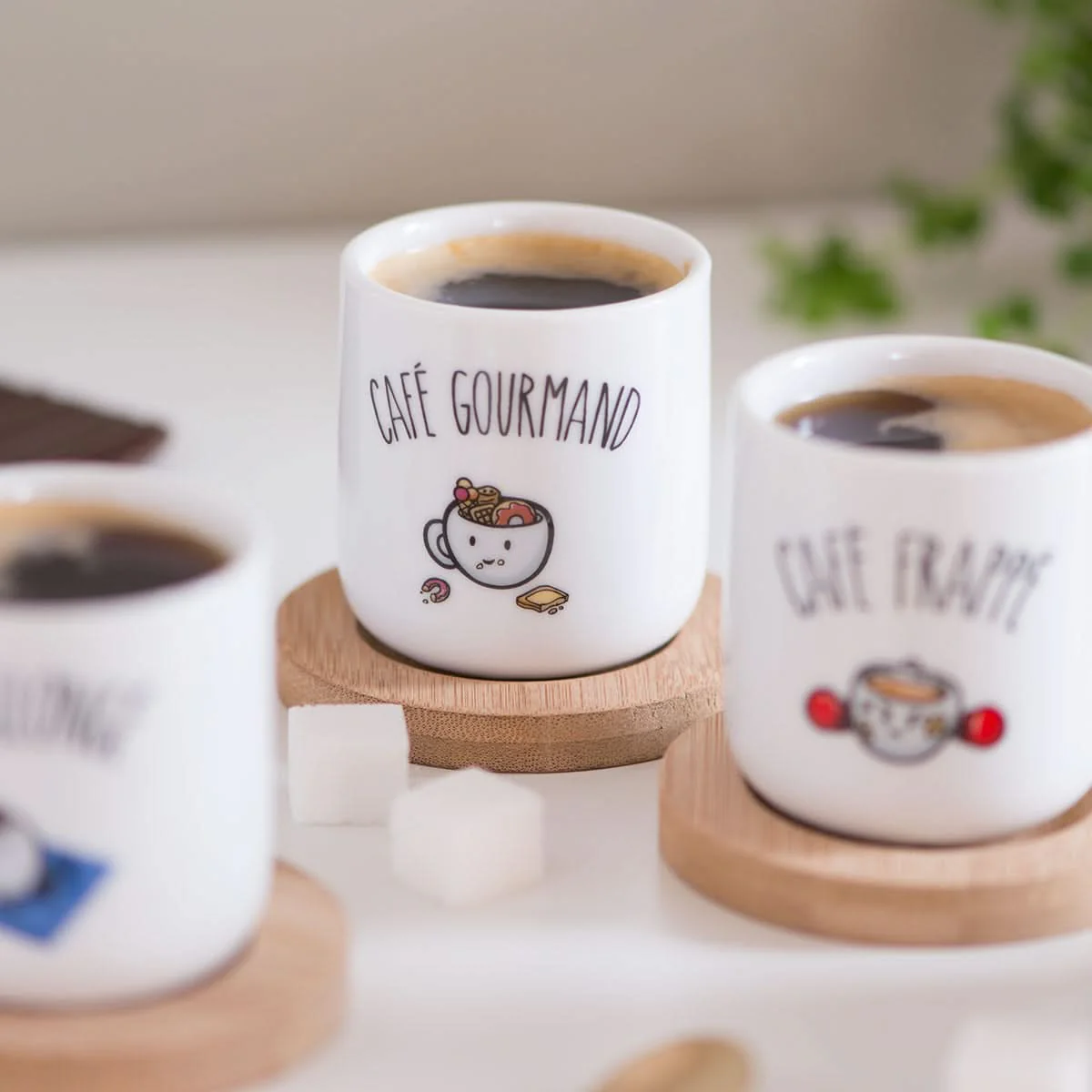 COFFRET DE 4 TASSES A CAFE - Image 5