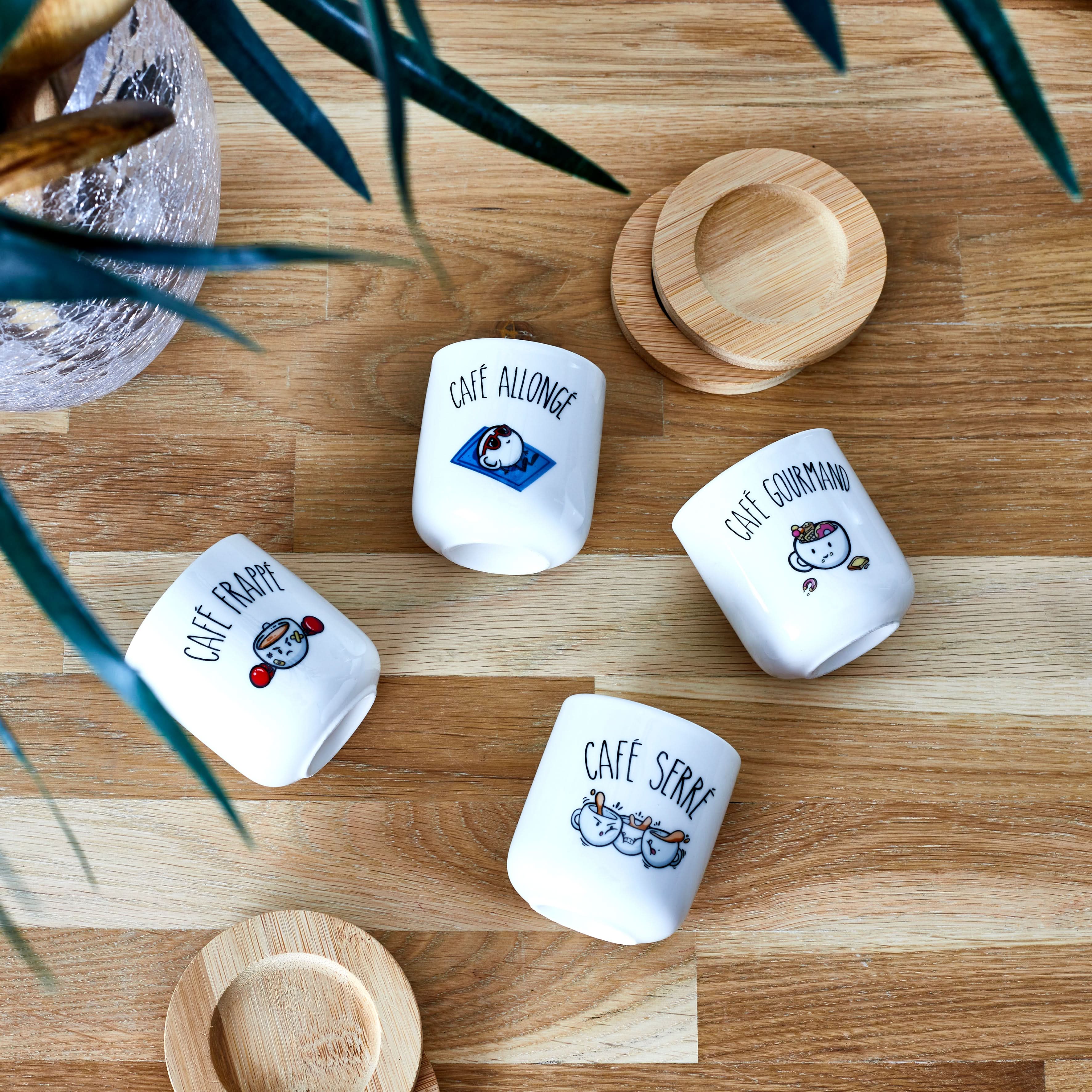 COFFRET DE 4 TASSES A CAFE - Image 6