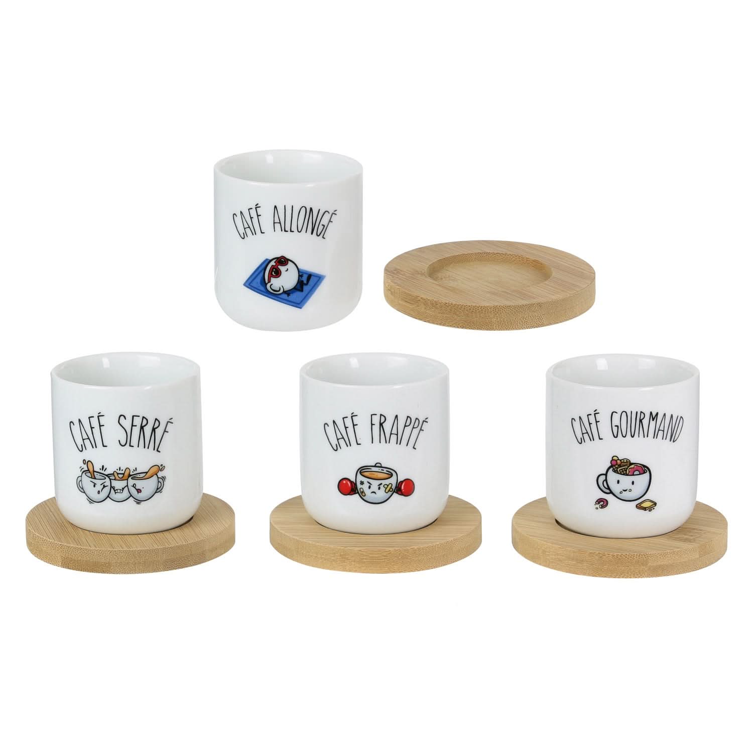 COFFRET DE 4 TASSES A CAFE - Image 7