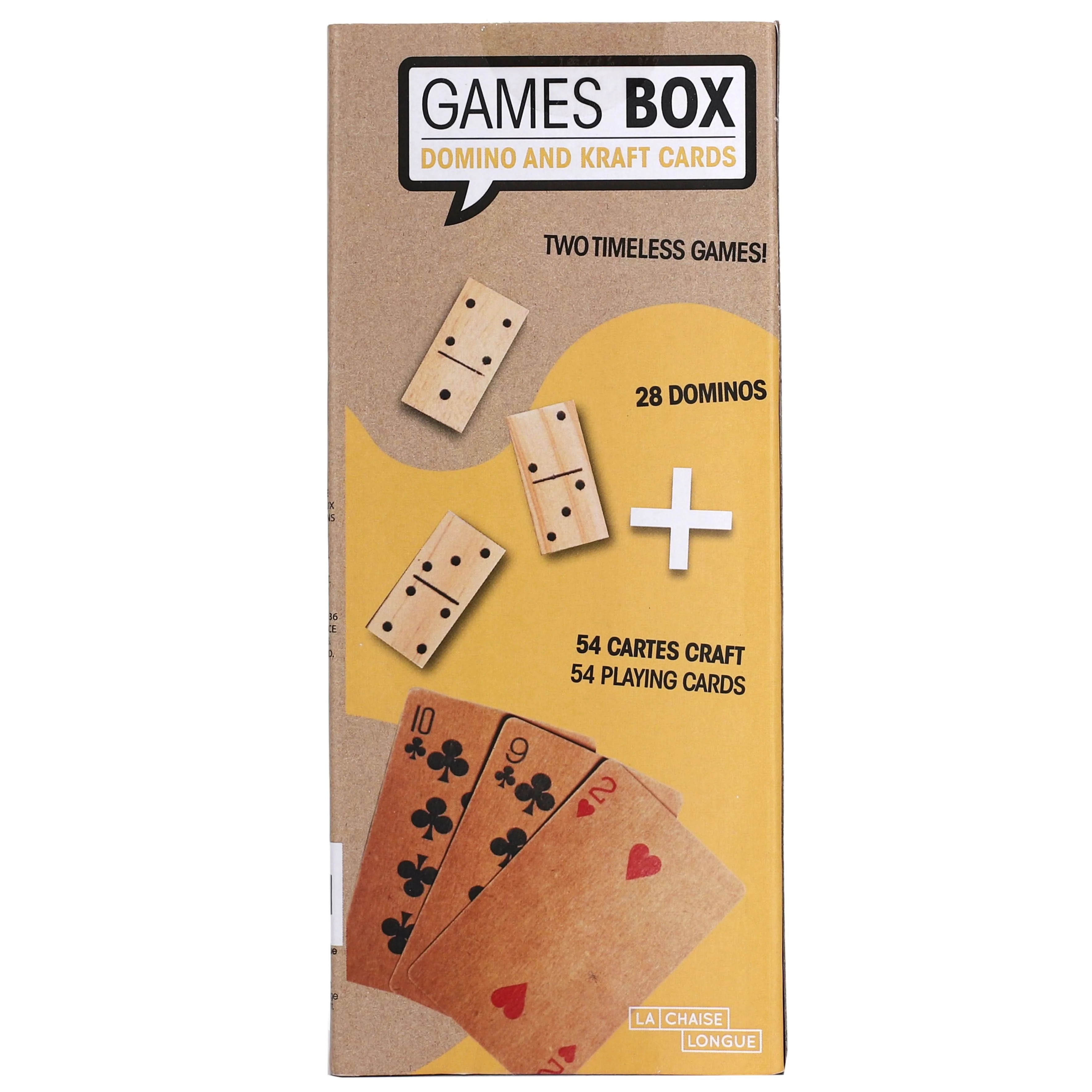 COFFRET JEU DE DOMINOS ET CARTES KRAFT - Image 5