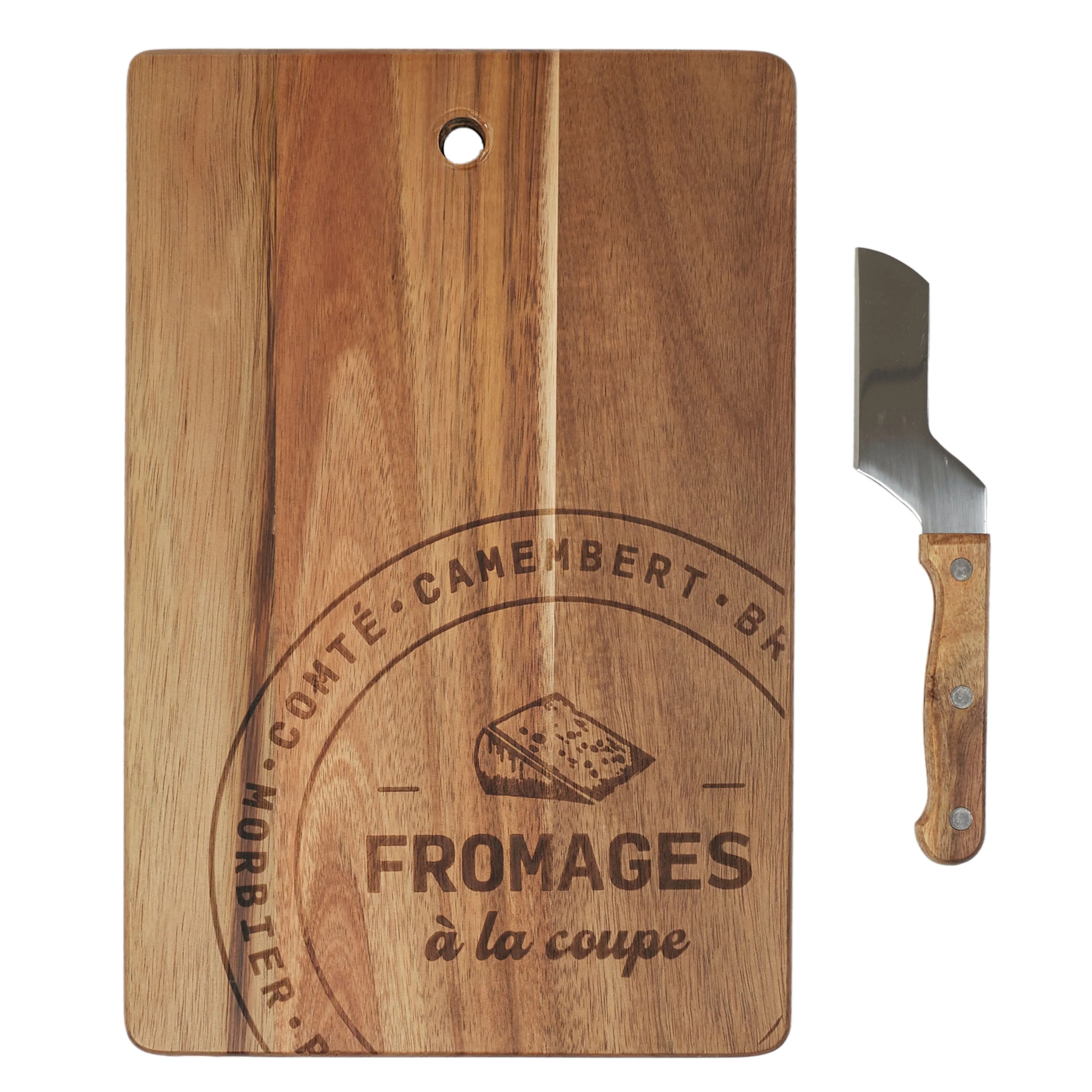 COFFRET LIVRE PLANCHE A FROMAGE ET SON COUTEAU - Image 4