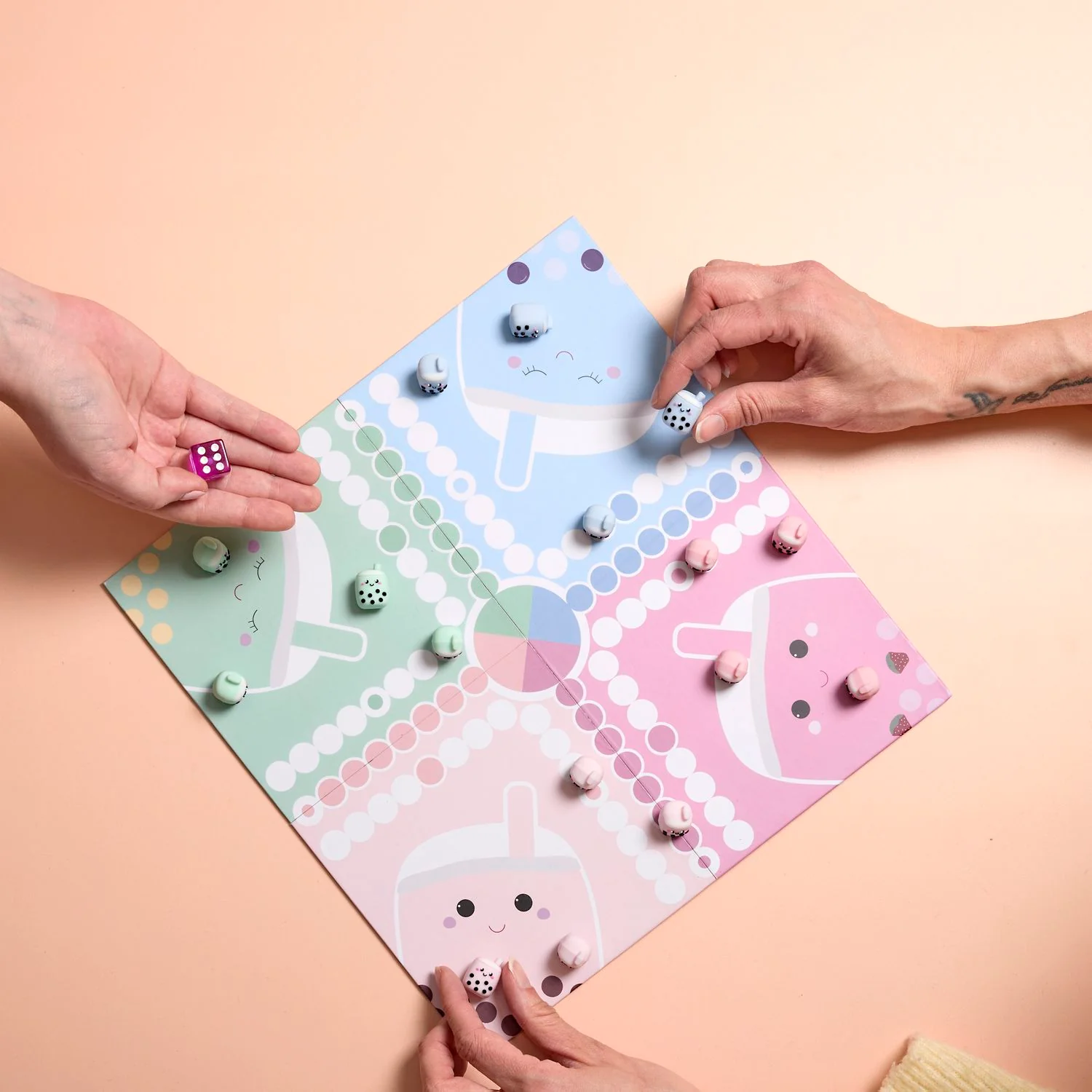 JEU DES PETITS CHEVAUX KAWAII BUBBLE TEA - Image 4