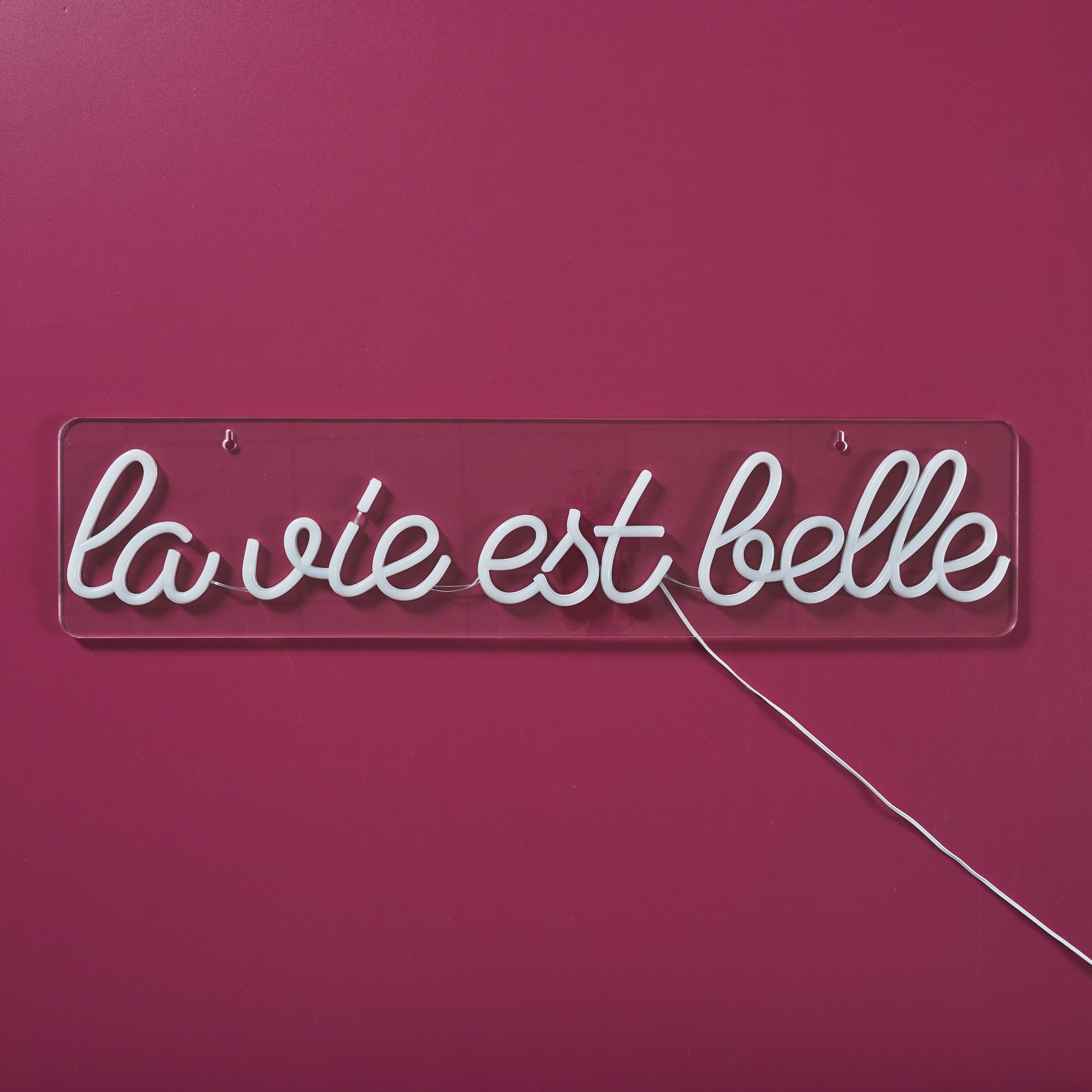 LAMPE EFFET NÉON LA VIE EST BELLE - Image 3