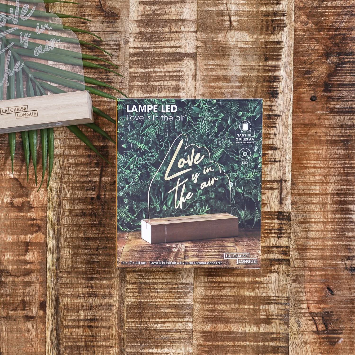 LAMPE LED LOVE IS IN THE AIR - Image 3