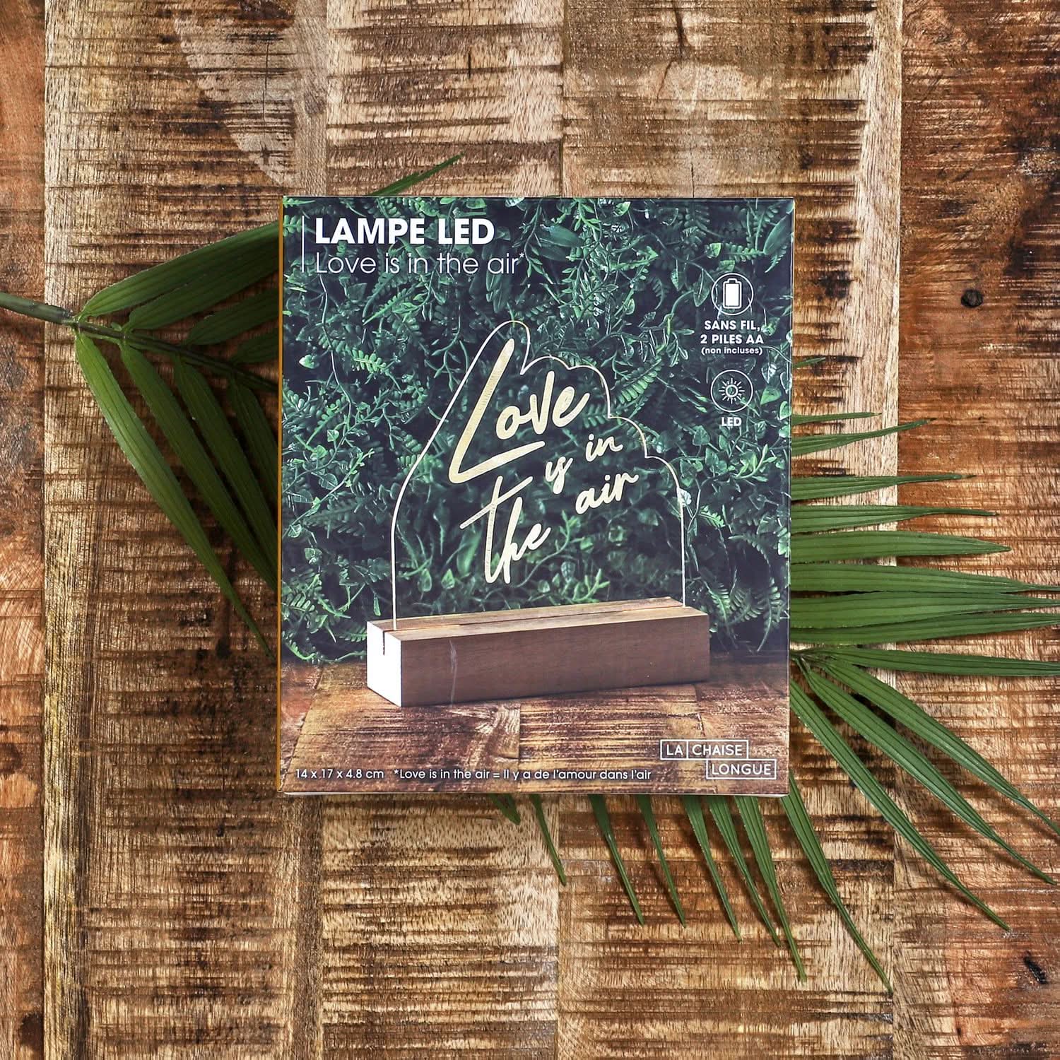 LAMPE LED LOVE IS IN THE AIR - Image 4