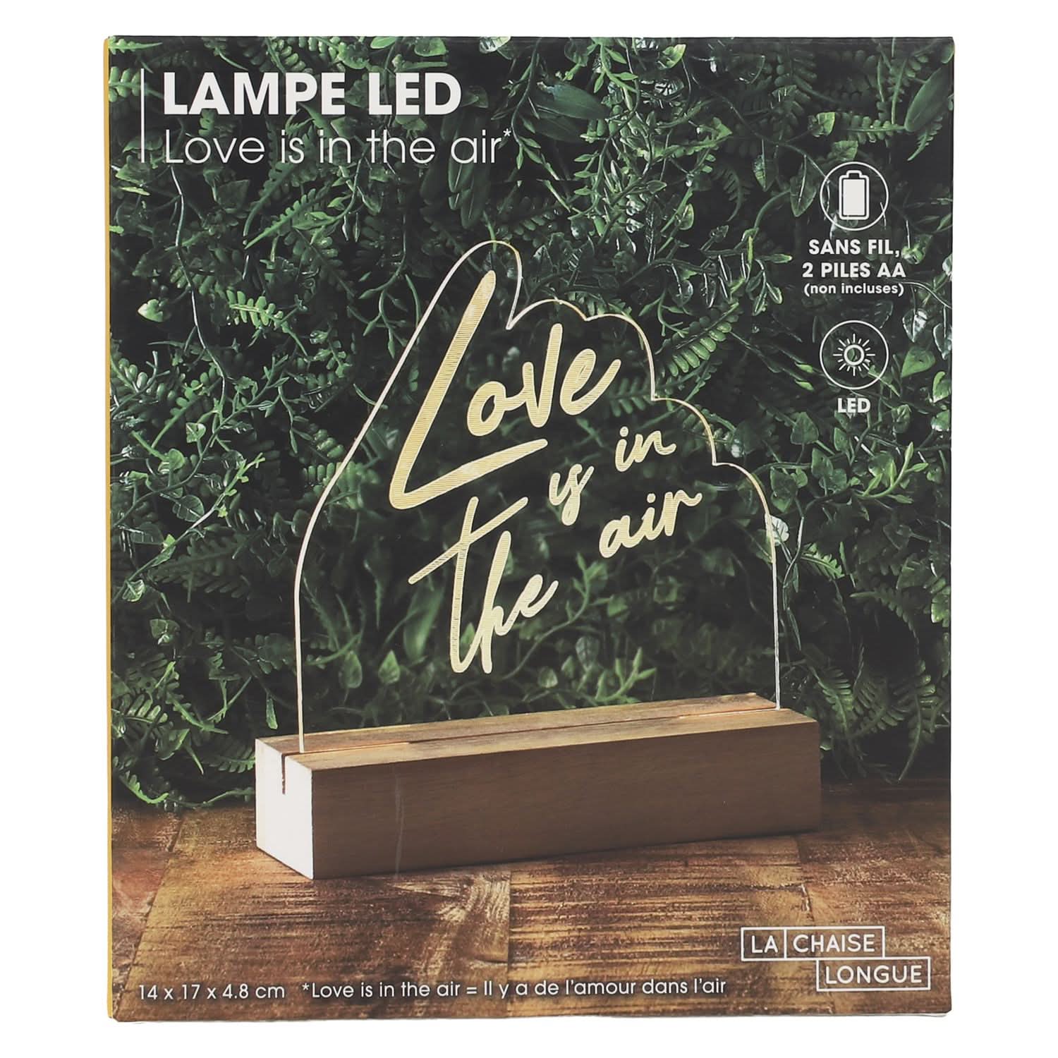 LAMPE LED LOVE IS IN THE AIR - Image 8