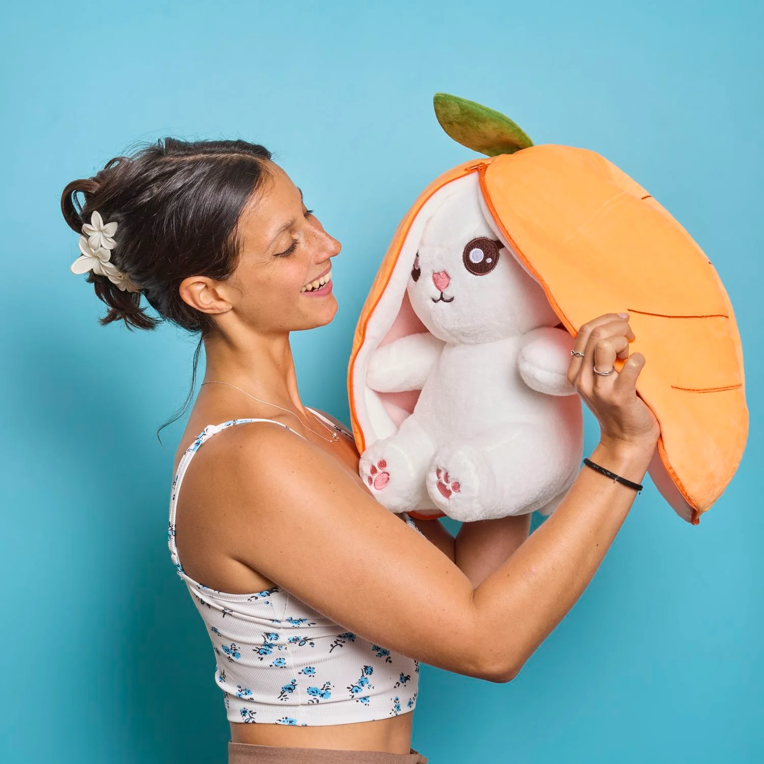 PELUCHE LAPIN SURPRISE CAROTTE - Image 3