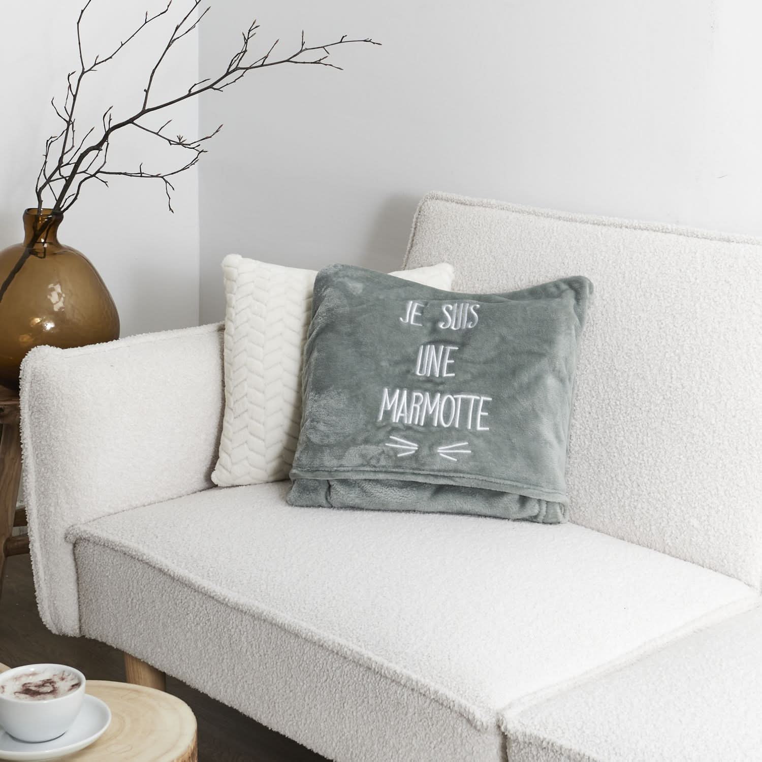 PLAID KANGOUROU JE SUIS UNE MARMOTTE - Image 3