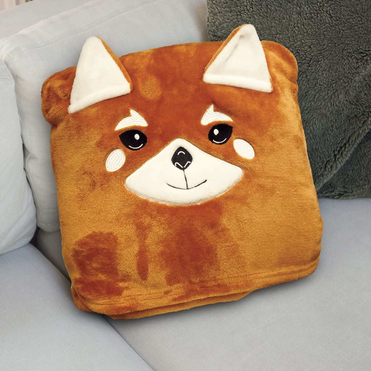 PLAID KANGOUROU PANDA ROUX - Image 4