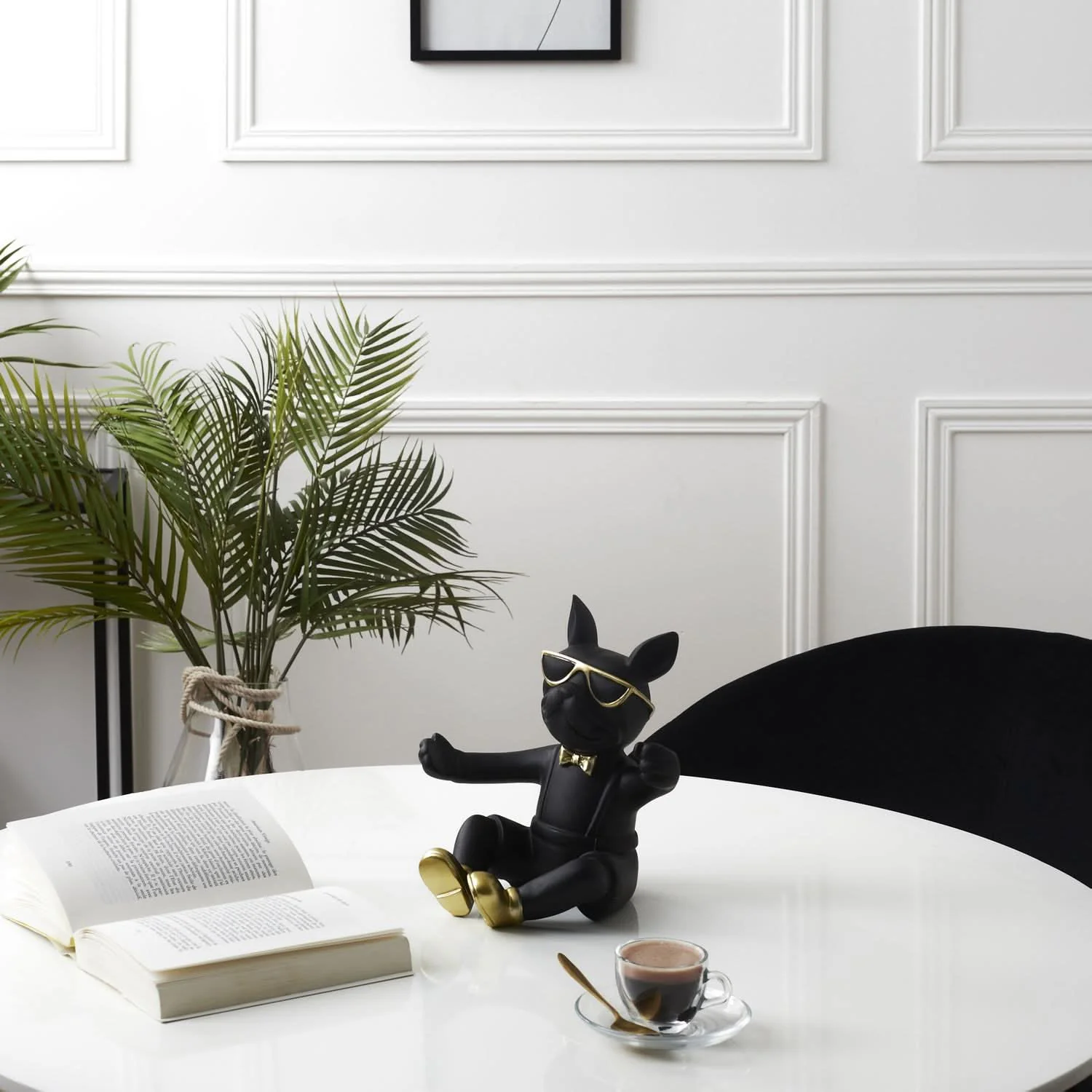 PORTE-BOUTEILLE BOULEDOGUE NOIR - Image 3