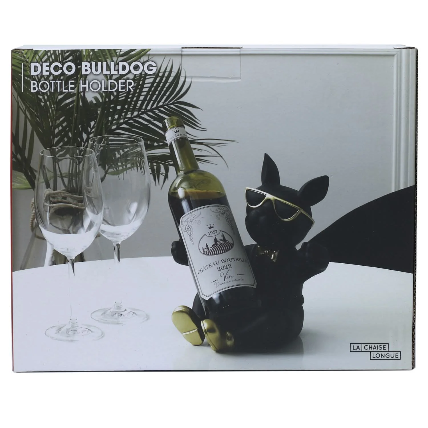 PORTE-BOUTEILLE BOULEDOGUE NOIR - Image 6