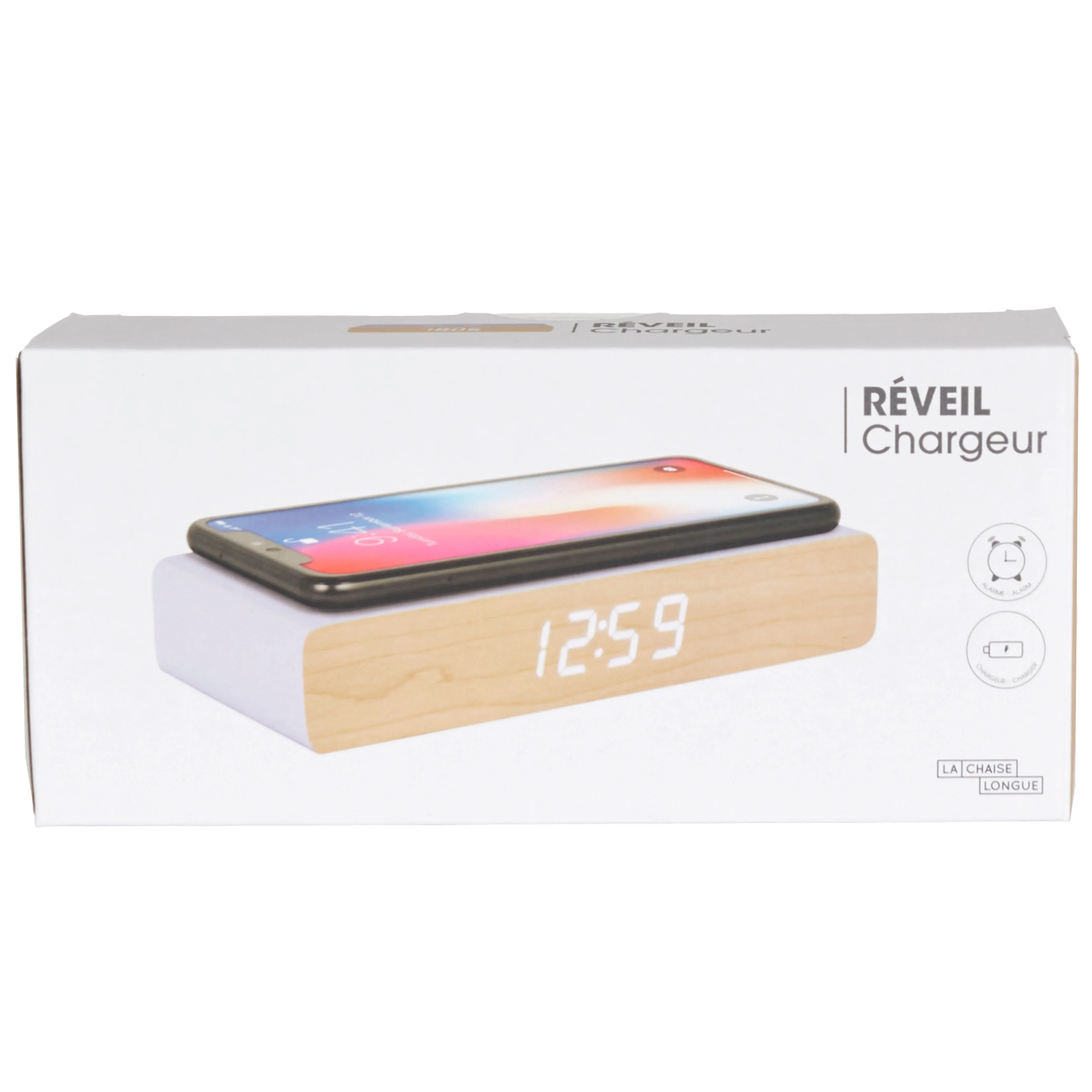 REVEIL CHARGEUR BOIS VIOLET - Image 5