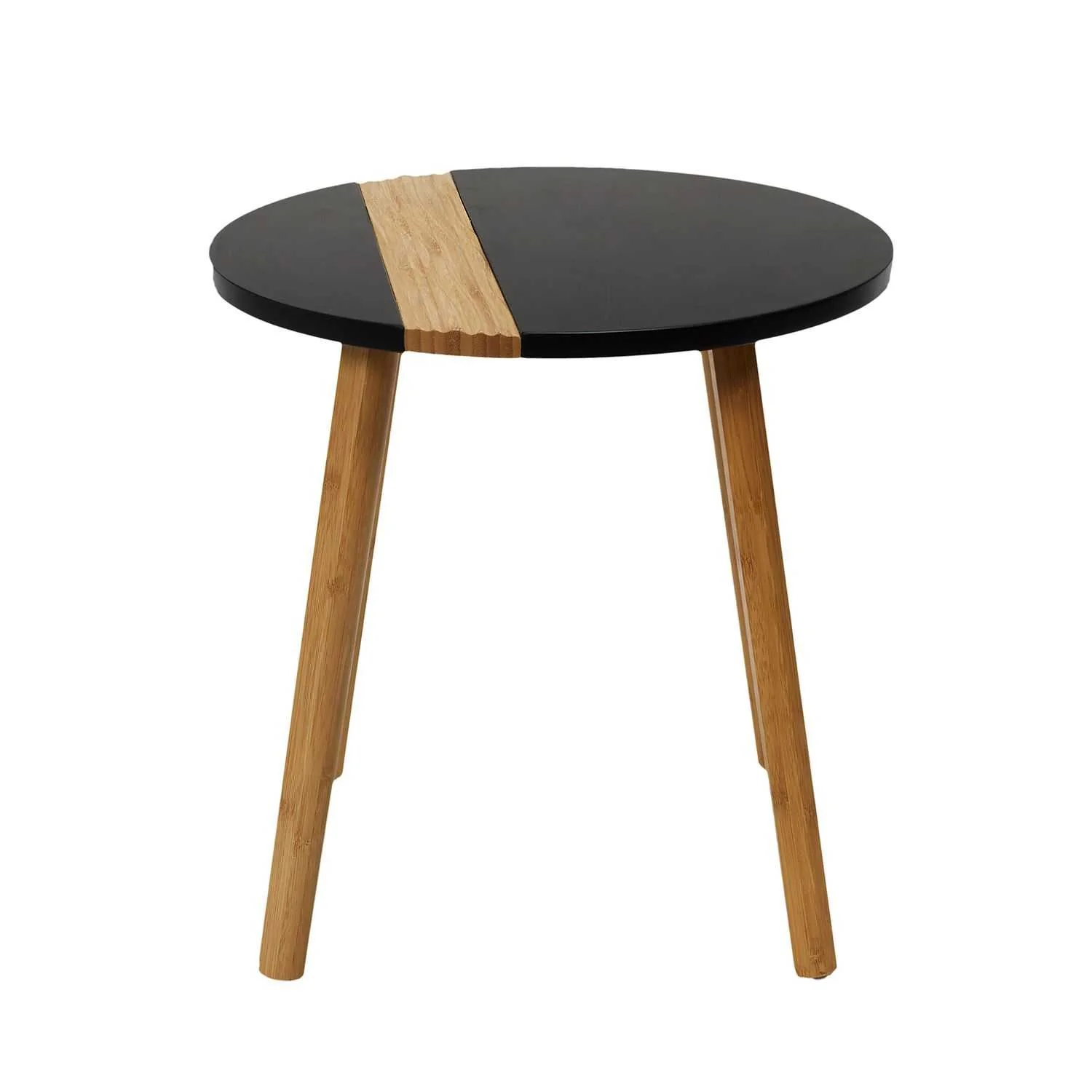 TABLE GIGOGNE BICOLORE RELIEF NOIR - LOT DE 2 - Image 4