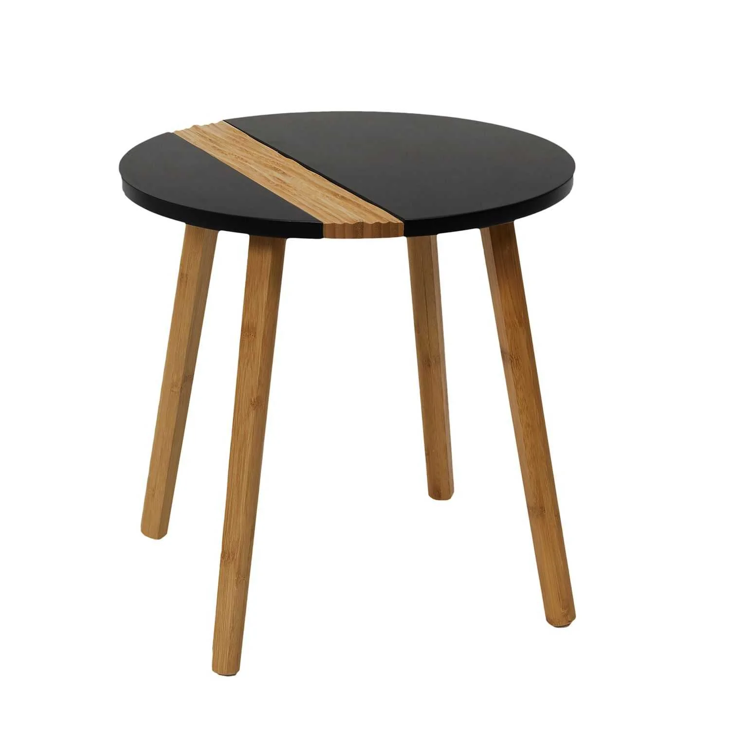 TABLE GIGOGNE BICOLORE RELIEF NOIR - LOT DE 2 - Image 6