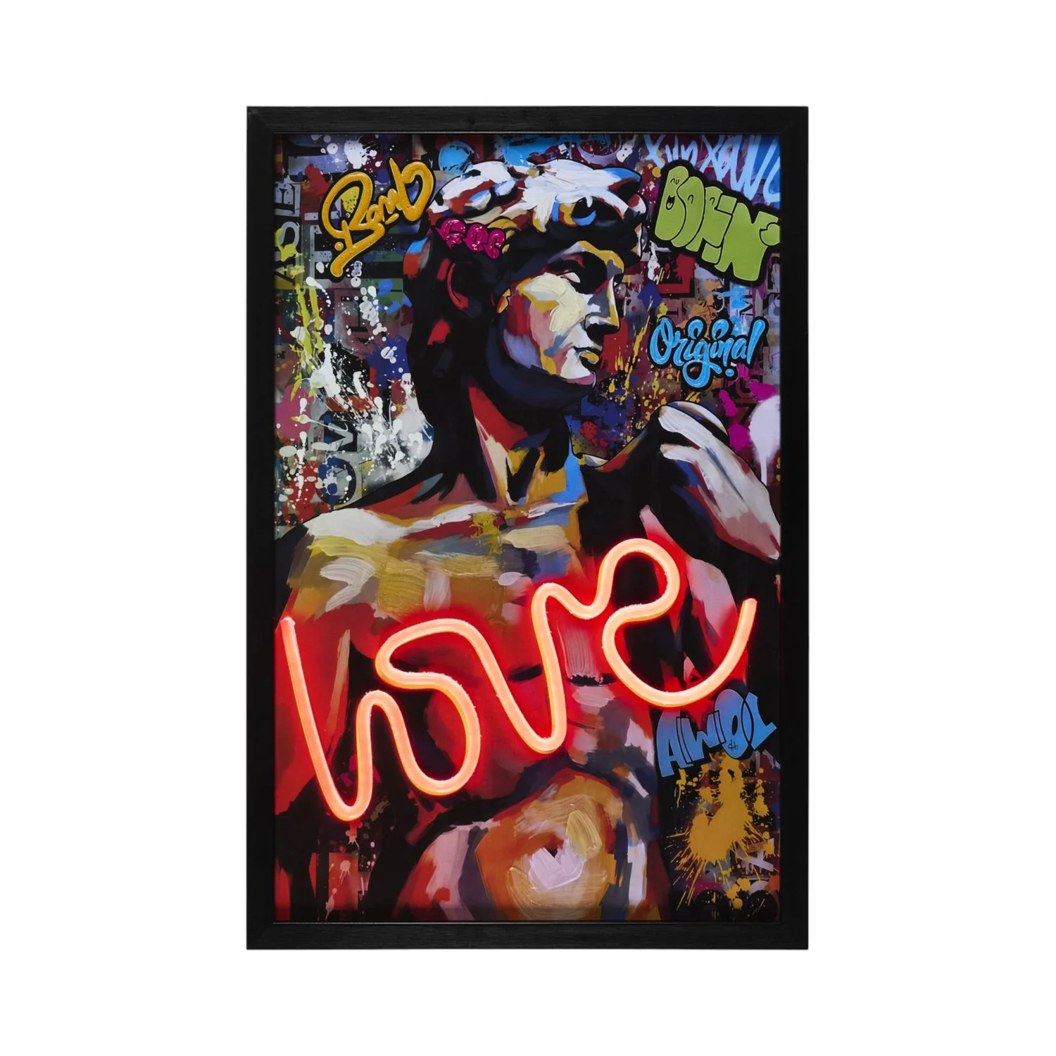 TABLEAU EFFET NEON ART LOVE - Image 3