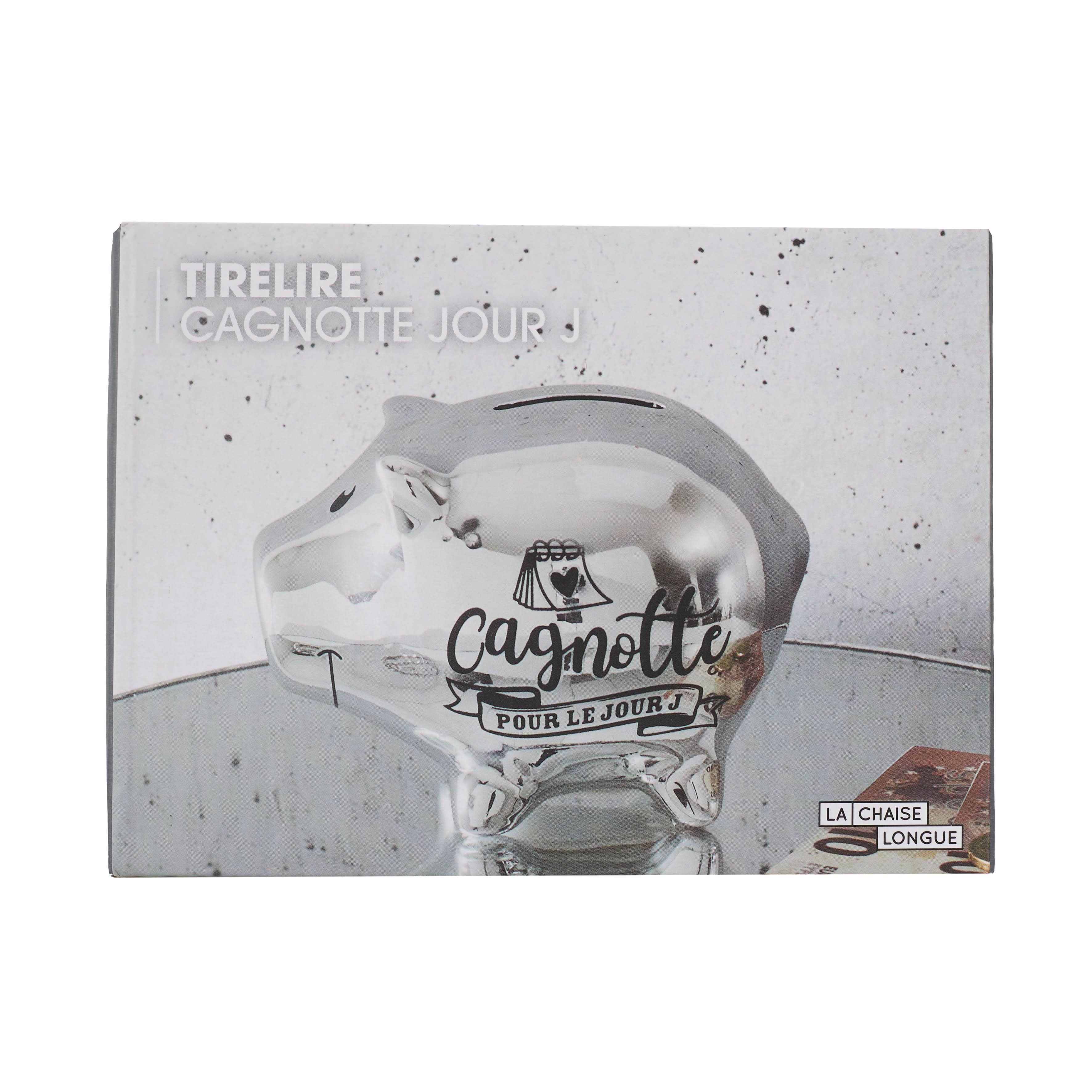 TIRELIRE COCHON JOUR J ARGENT - Image 4