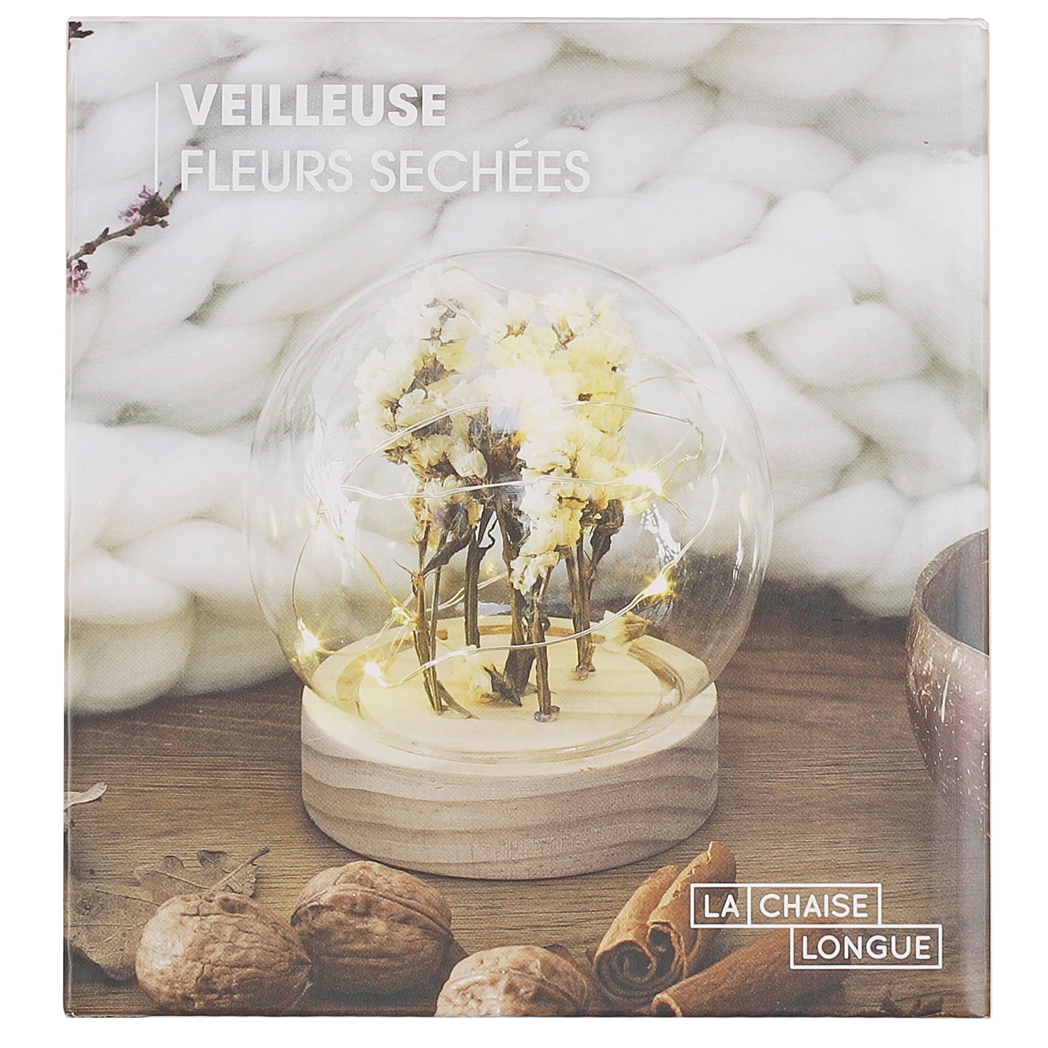 VEILLEUSE RONDE FLEURS SECHEES - Image 6