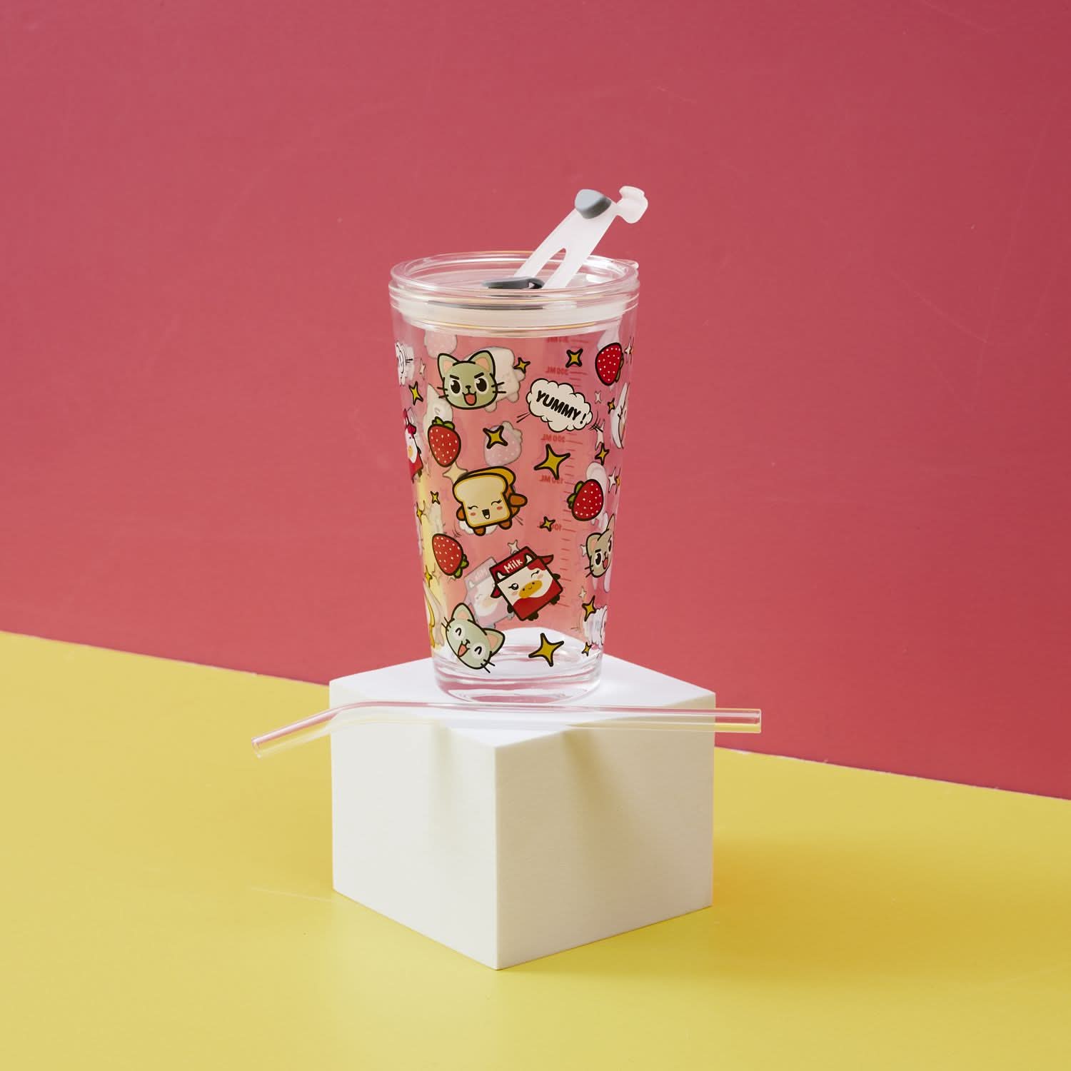 VERRE PAILLE HAPPY KAWAII - Image 3