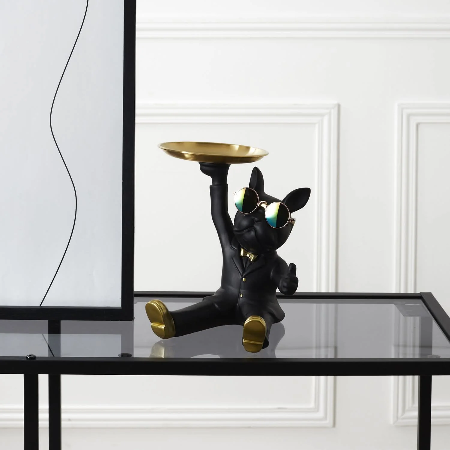 VIDE POCHES BOULEDOGUE 2 PLATEAUX NOIR - Image 3