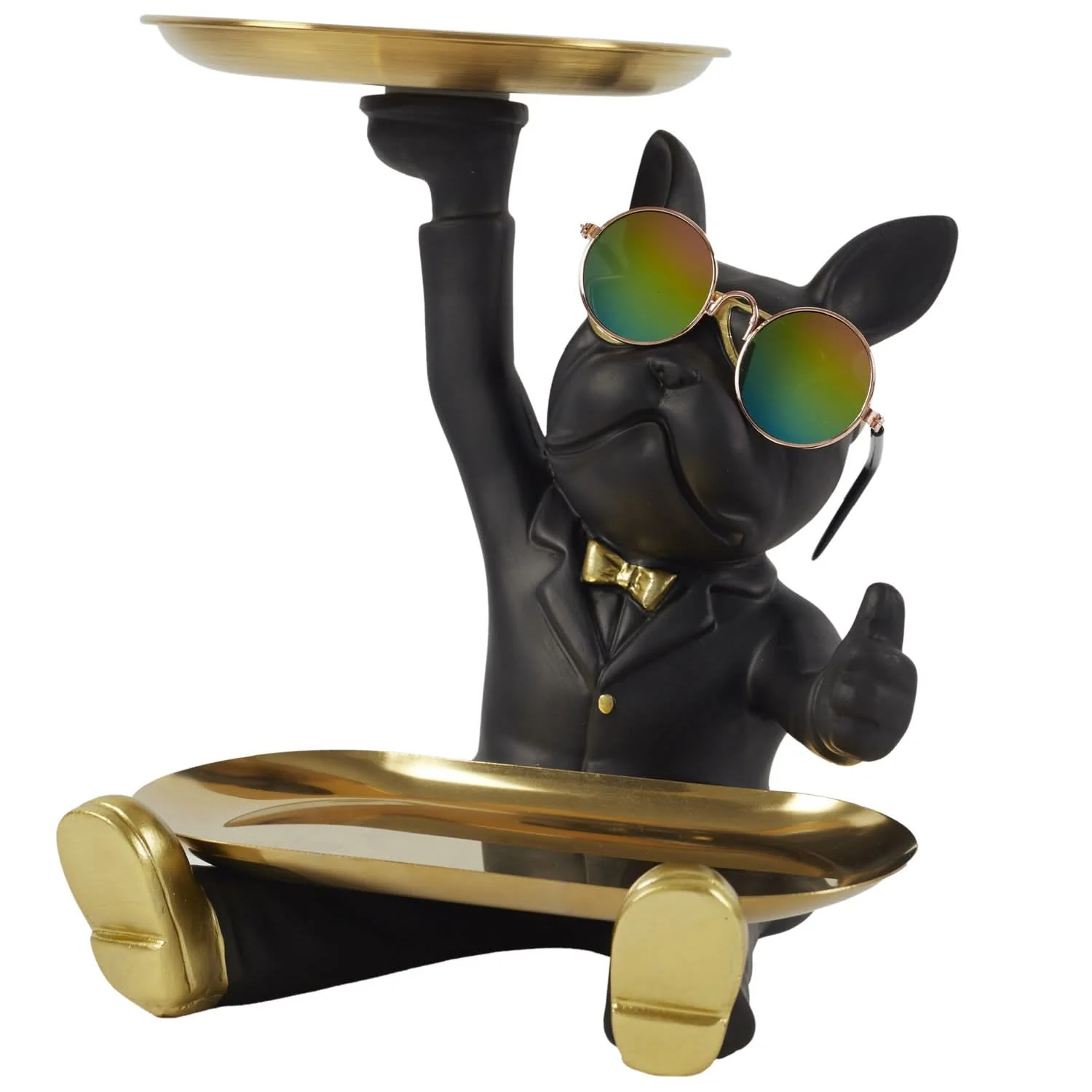 VIDE POCHES BOULEDOGUE 2 PLATEAUX NOIR - Image 4