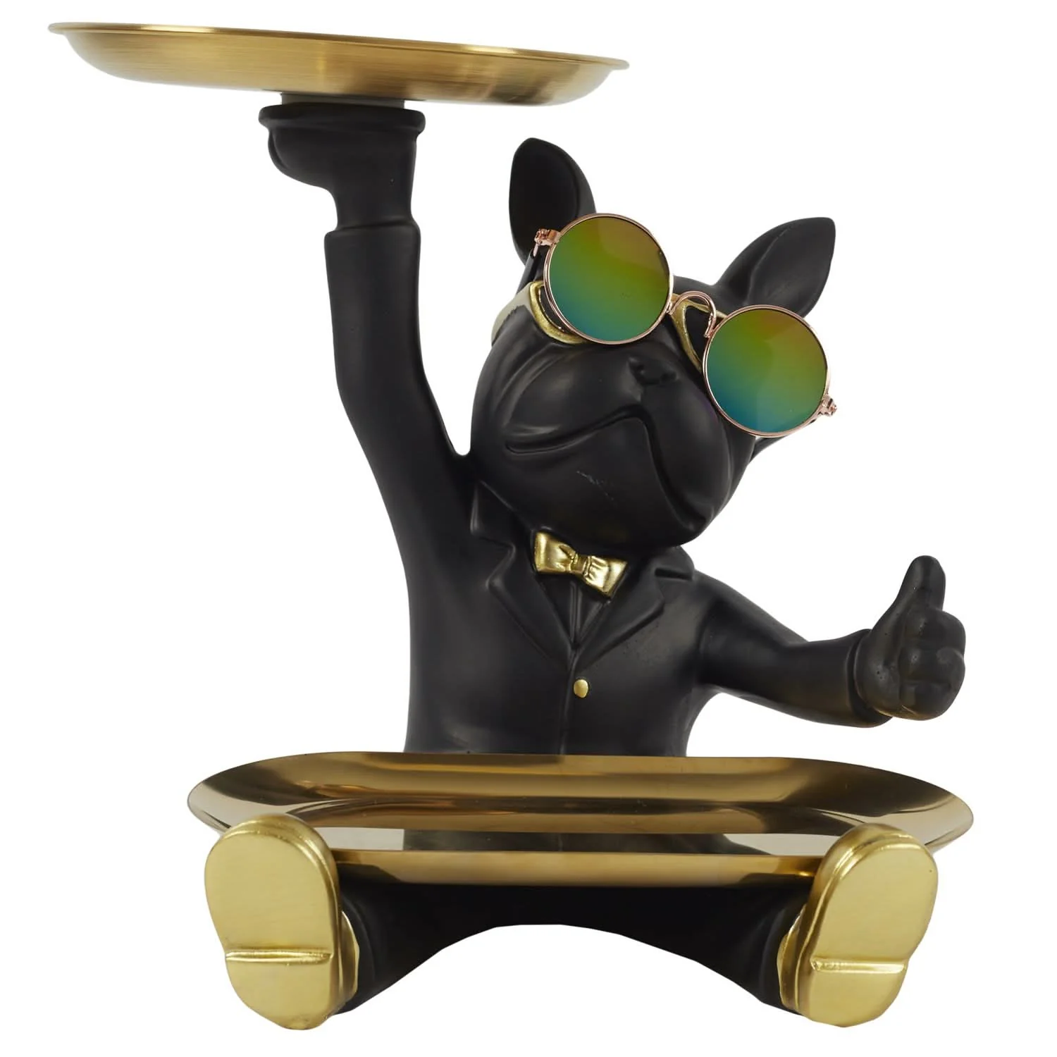 VIDE POCHES BOULEDOGUE 2 PLATEAUX NOIR - Image 5