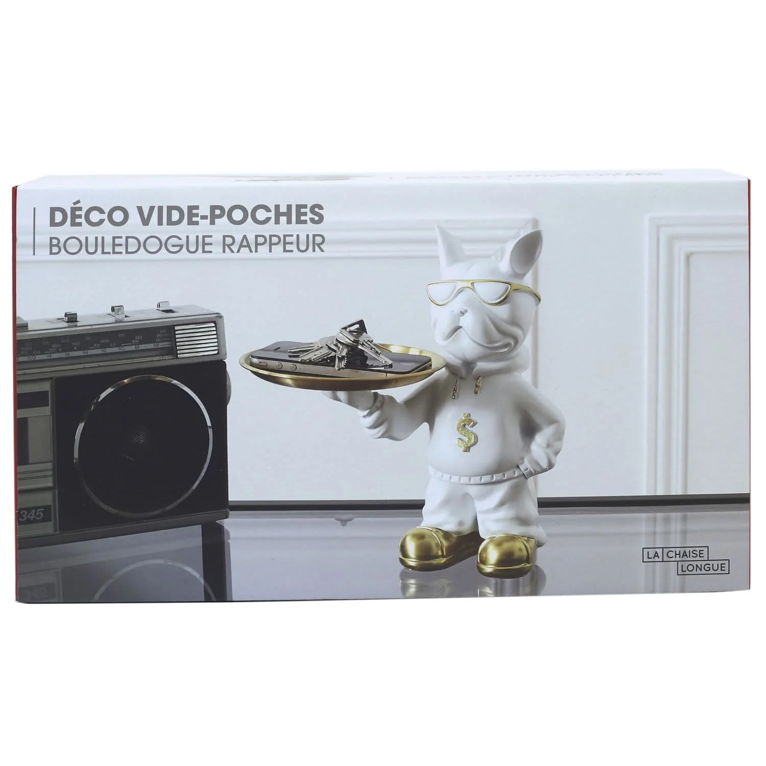 VIDE POCHES BOULEDOGUE RAPPER BLANC - Image 3